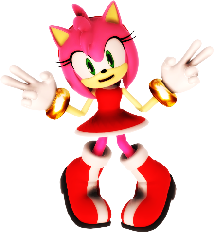 [mmd]amy Rose By Yelenbrownraccoon - Amy Rose (500x500)