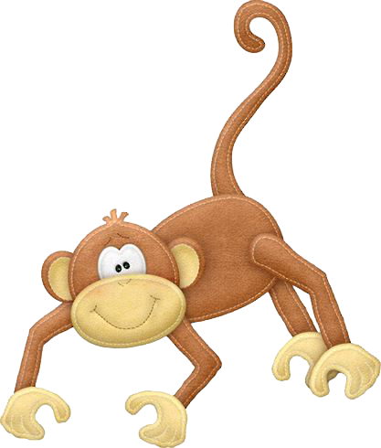 Art Clipart - Monkey Png Clipart (417x490)