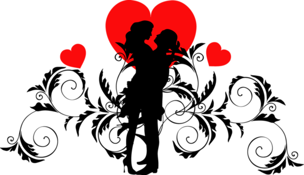 Couples - Couple Saint Valentin Png (600x347)