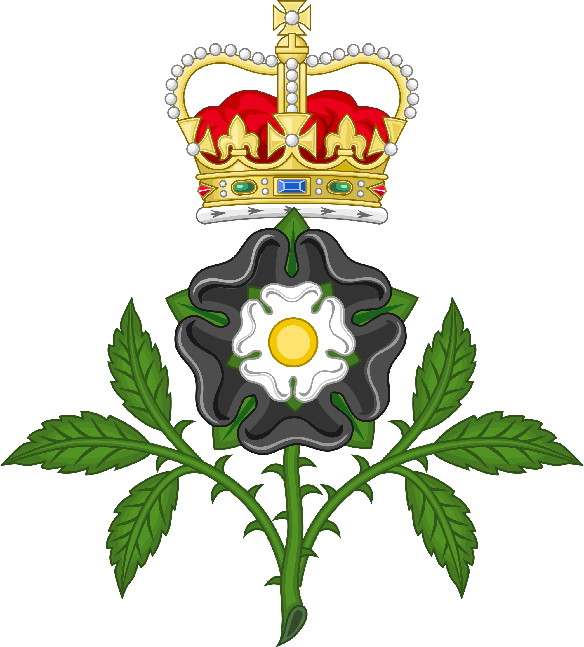 Black Rose Svg - English Queen Of Scots (2000x2219)