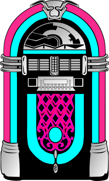 Record Machine - 60s Jukebox Clip Art (360x595)