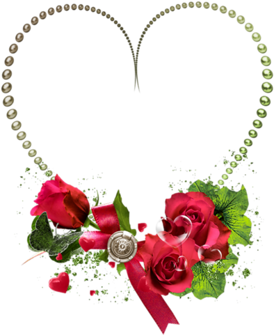 Love -lissy005 Maria Elena - Cadre Coeur Mariage Png (400x500)