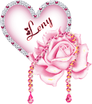 Heart Rose - Gif Diana (343x409)