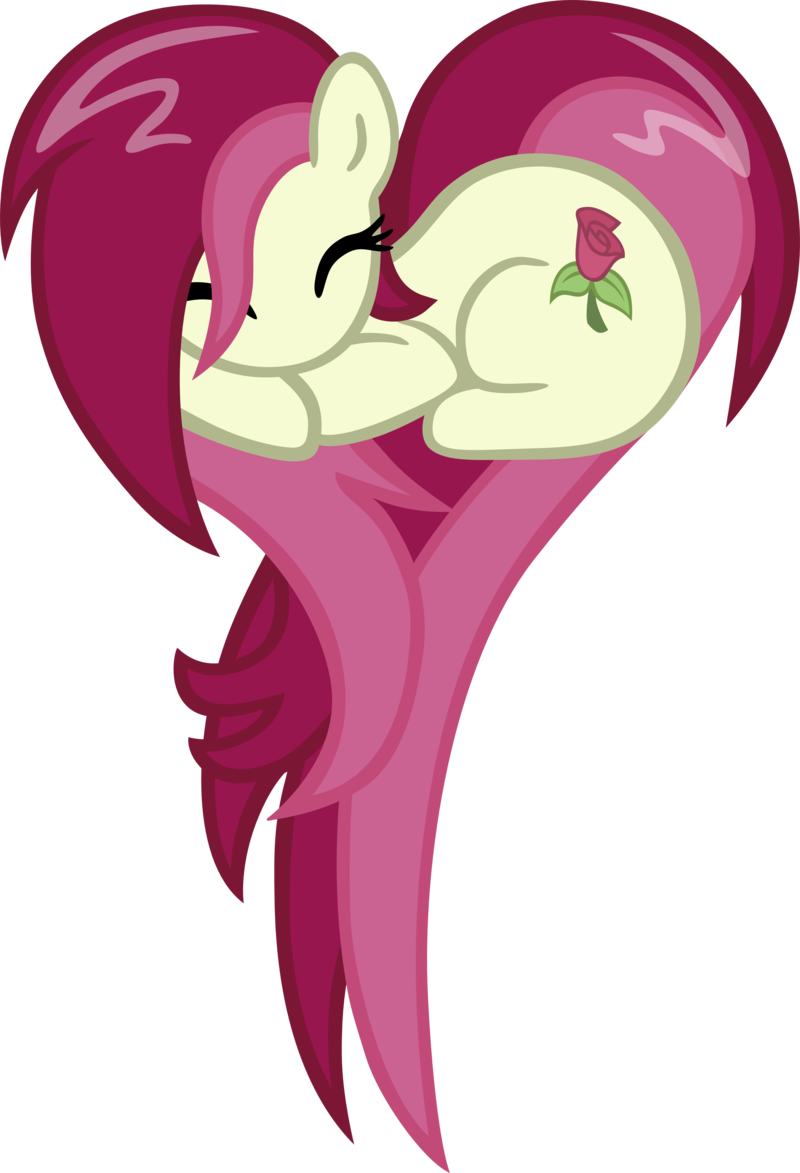 Heart Shaped Pony - Roseluck My Little Pony (800x1173)