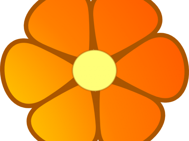 Orange Flower Clipart Orange Blossom - Flower (640x480)