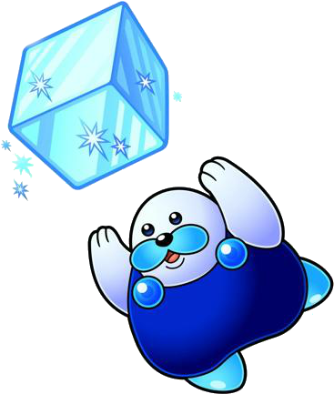 Frosty Is A Walrus Like M - Kirby Super Star Enemy (418x479)
