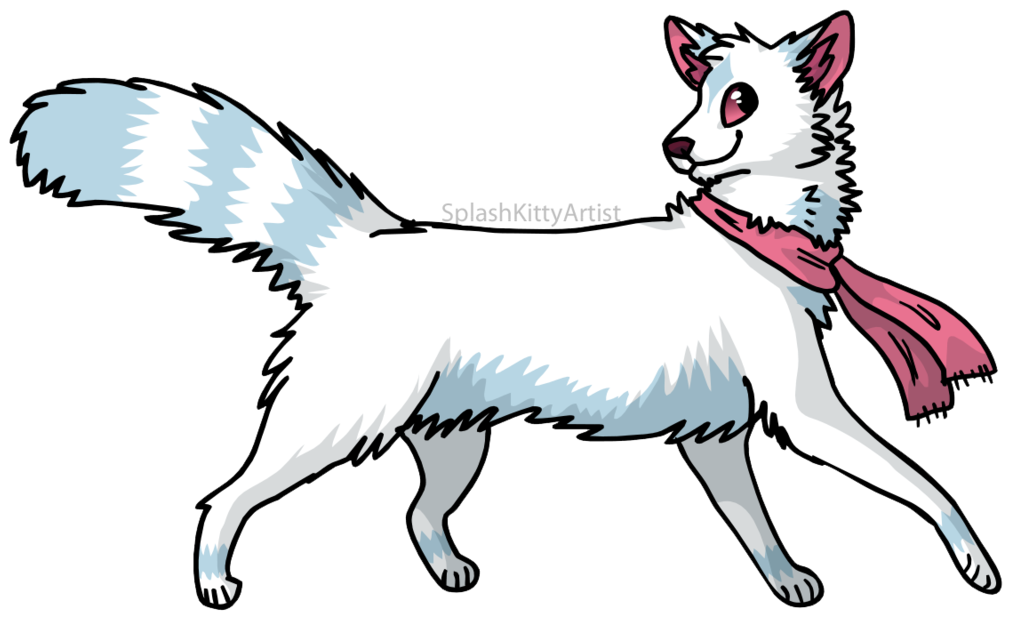 Frosty-kitteh Shaded By Psarahdactyls - Cartoon (1024x627)