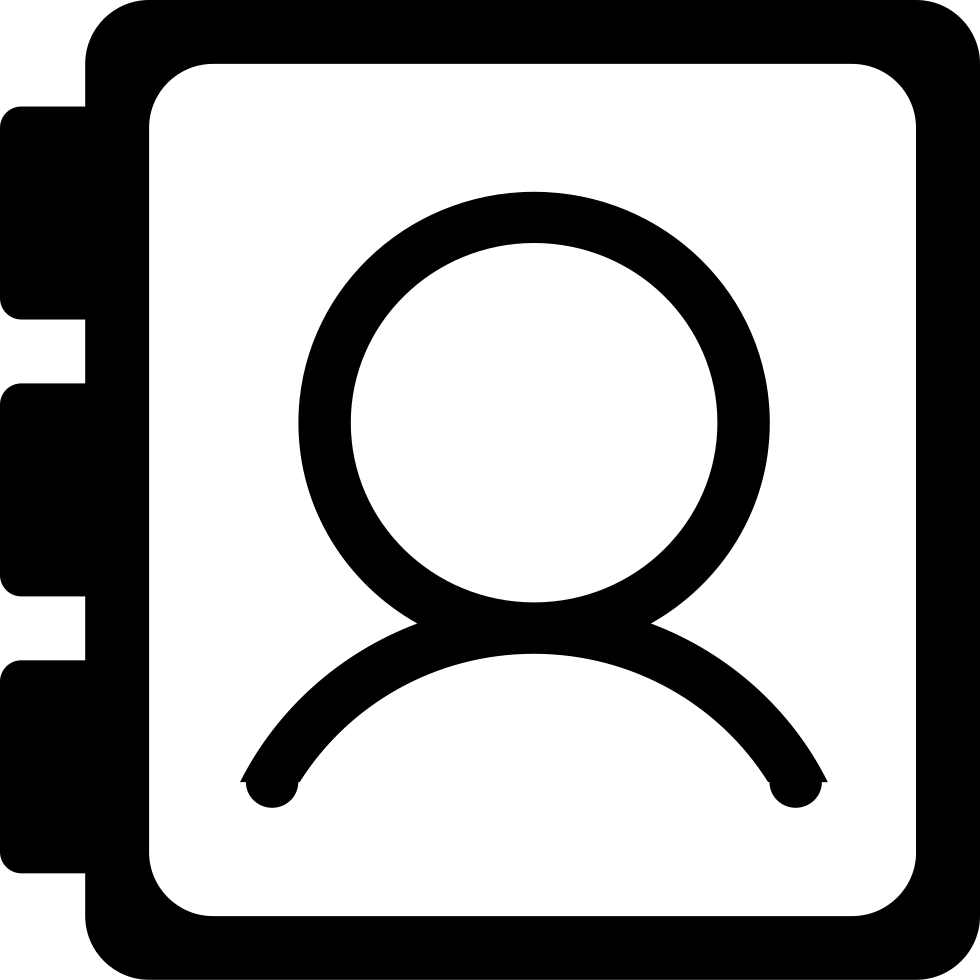 Effect Navigation Address Book Comments - Address Book Icon Png (980x980)