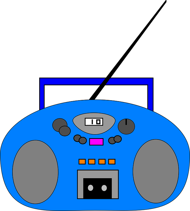 Mic Clipart Animasi - Radio Clip Arts (650x720)