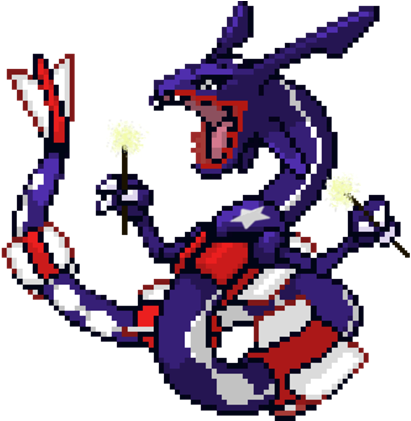 Sparklers Rayquaza - Gif Rayquaza (420x420)