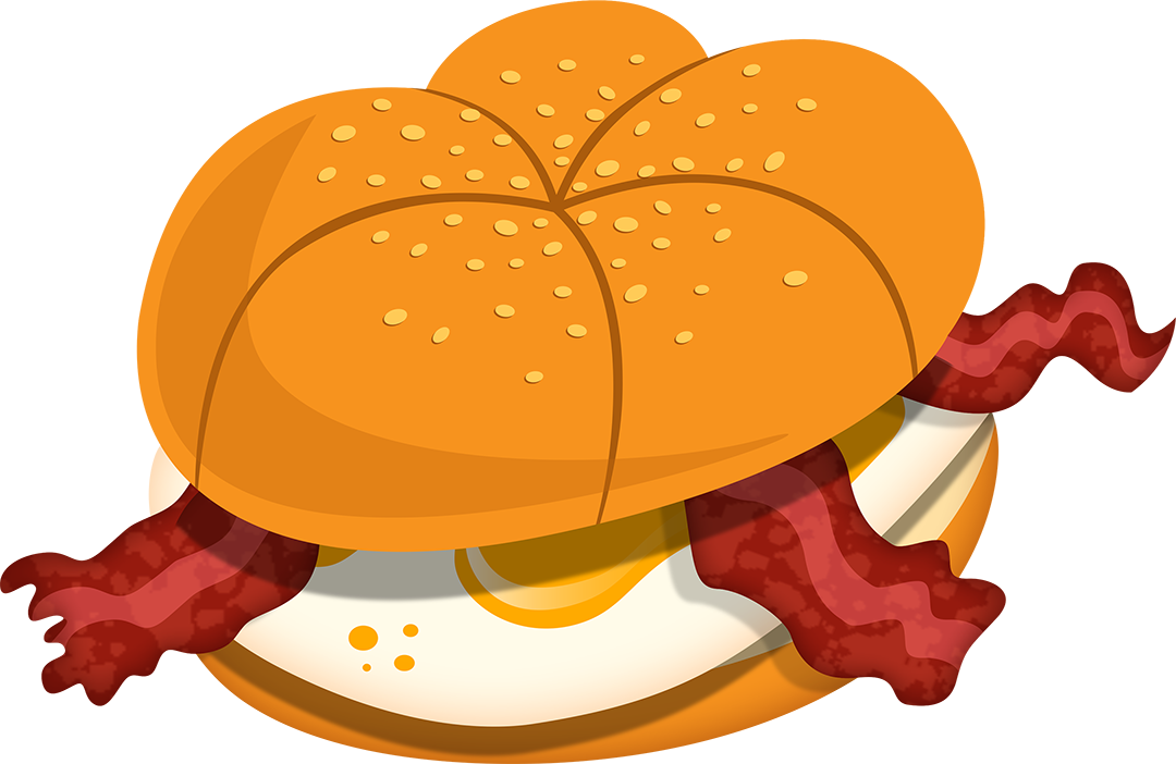 Here Are Some Details From The Nyc Emoji Series - Breakfast Roll Clip Art (1080x702)
