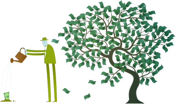 Money Plant Images Png - Your Money Milestones By Moshe A. Milevsky (609x359)