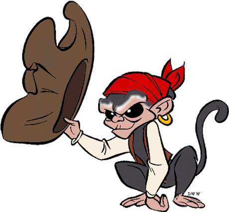 Pirate Monkey Clipart - Pirates Of The Caribbean Clip Art (463x442)