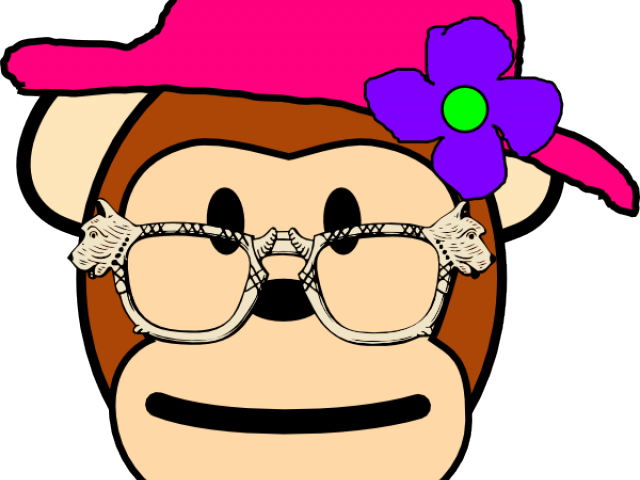 Monkey Clipart Grandma - Monkey Clip Art (640x480)