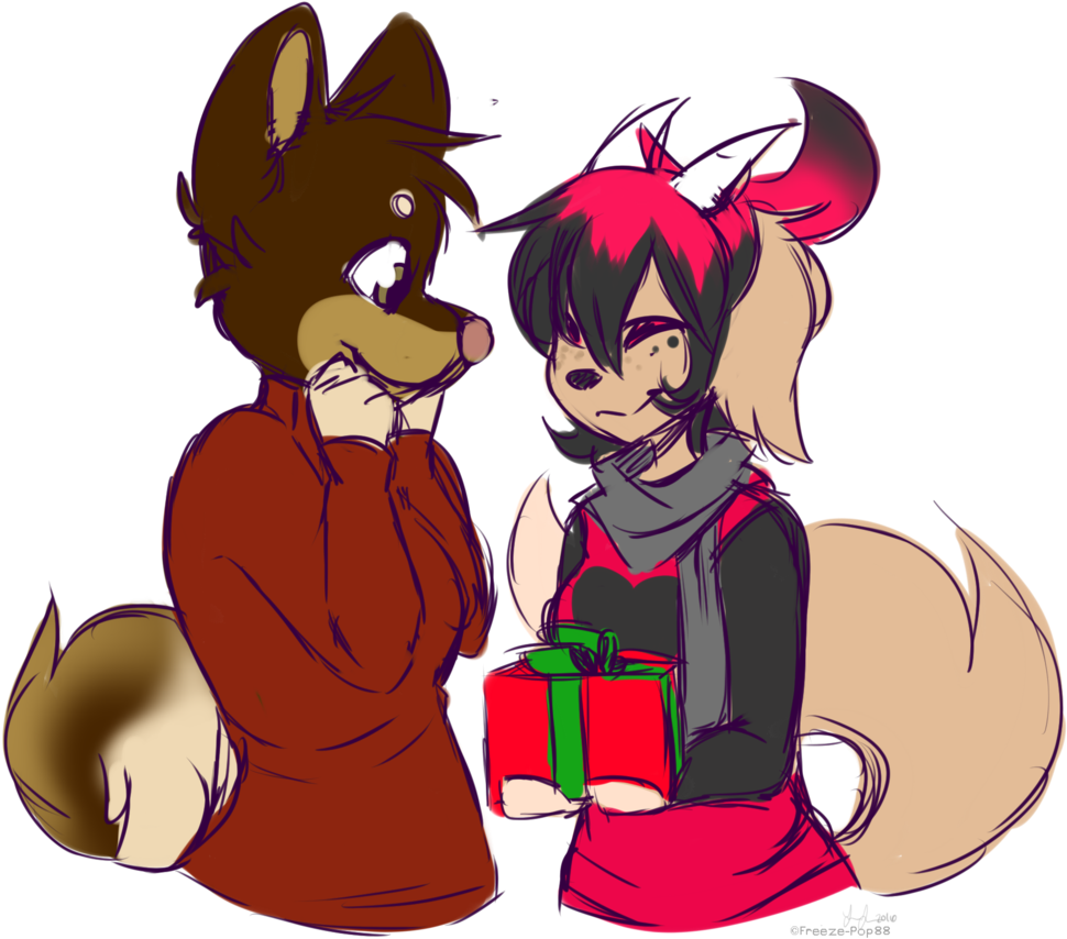 Xxanoukfluffbuttxx $2 Sketch Commission 2/3 By Freeze-pop88 - Cartoon (1024x901)