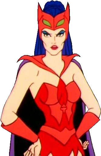 Princess Of Power Cartoon - She Ra And Catra (343x537)