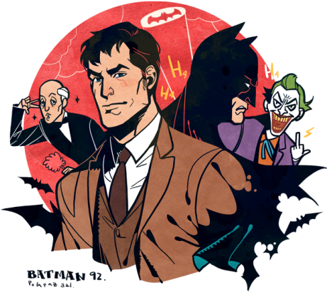 I Like Batman The Animated Series - Batman Tas Fan Art (500x462)