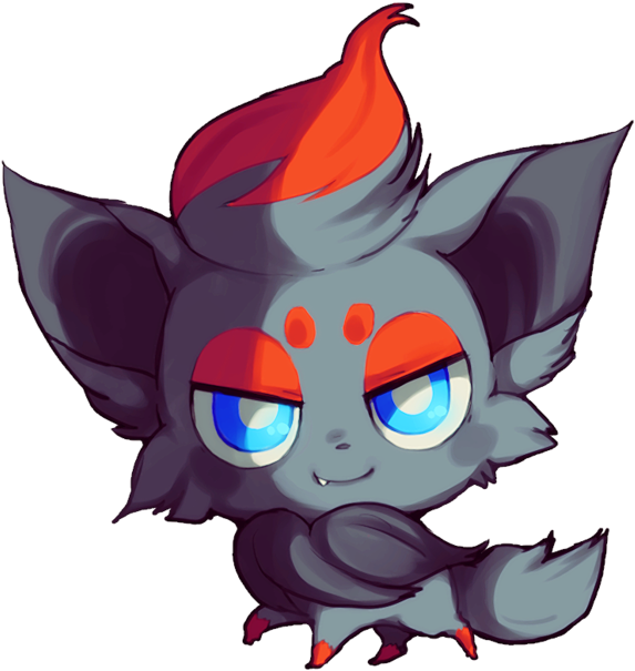 Pikachu Mammal Vertebrate Fictional Character Cartoon - Pokemon Zorua Chibi (600x626)