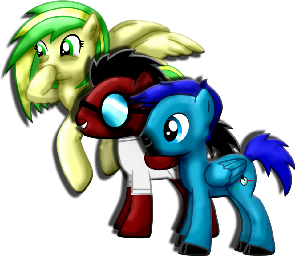 My Three Favorite Factory Workers By Binary-6 - Mlp Rainbow Factory Dr Atmospjere (958x833)