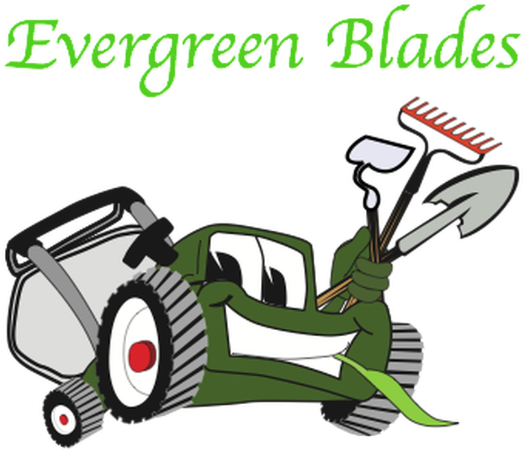 Photo Gallery - Evergreen Blades - Free Lawn Care Logos (768x677)