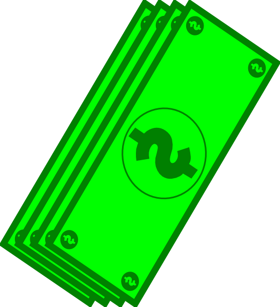 1 Dollar Bill Clipart Kid - Clip Art (546x598)