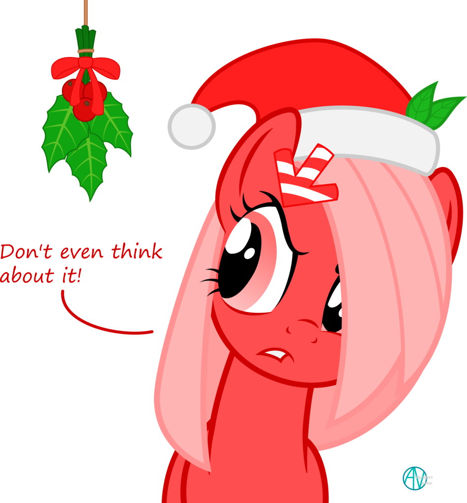Annoyed, Arif's Mistletoe Pone, Artist - Cartoon (950x1024)