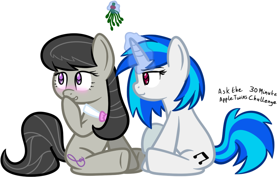 30 Minute Challenge By Tertonda - Mistletoe Mlp (1000x634)