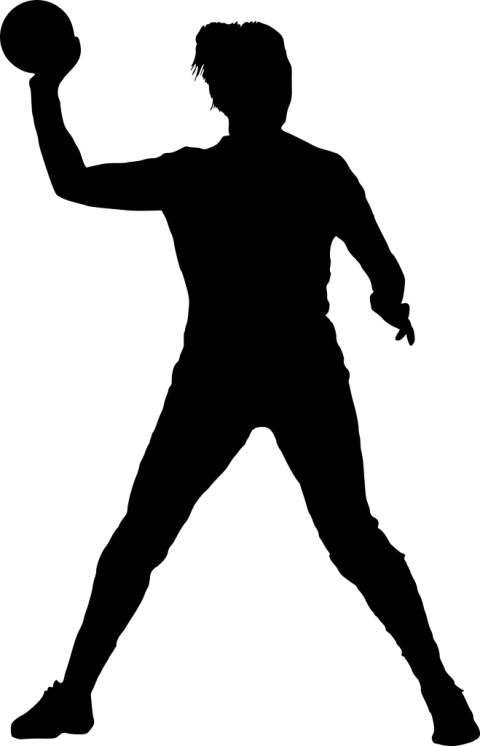 Free Png Sport Handball Silhouette Png Images Transparent - Portable Network Graphics (1609x2500)