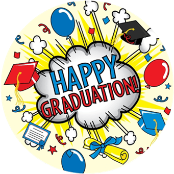Happy Graduation - Happy Graduation Clip Art (350x350)
