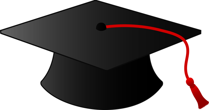 Graduation Cap Clip Art Senior Class 2014 Sayings View - Graduation Cap With Red Tassel (720x380)