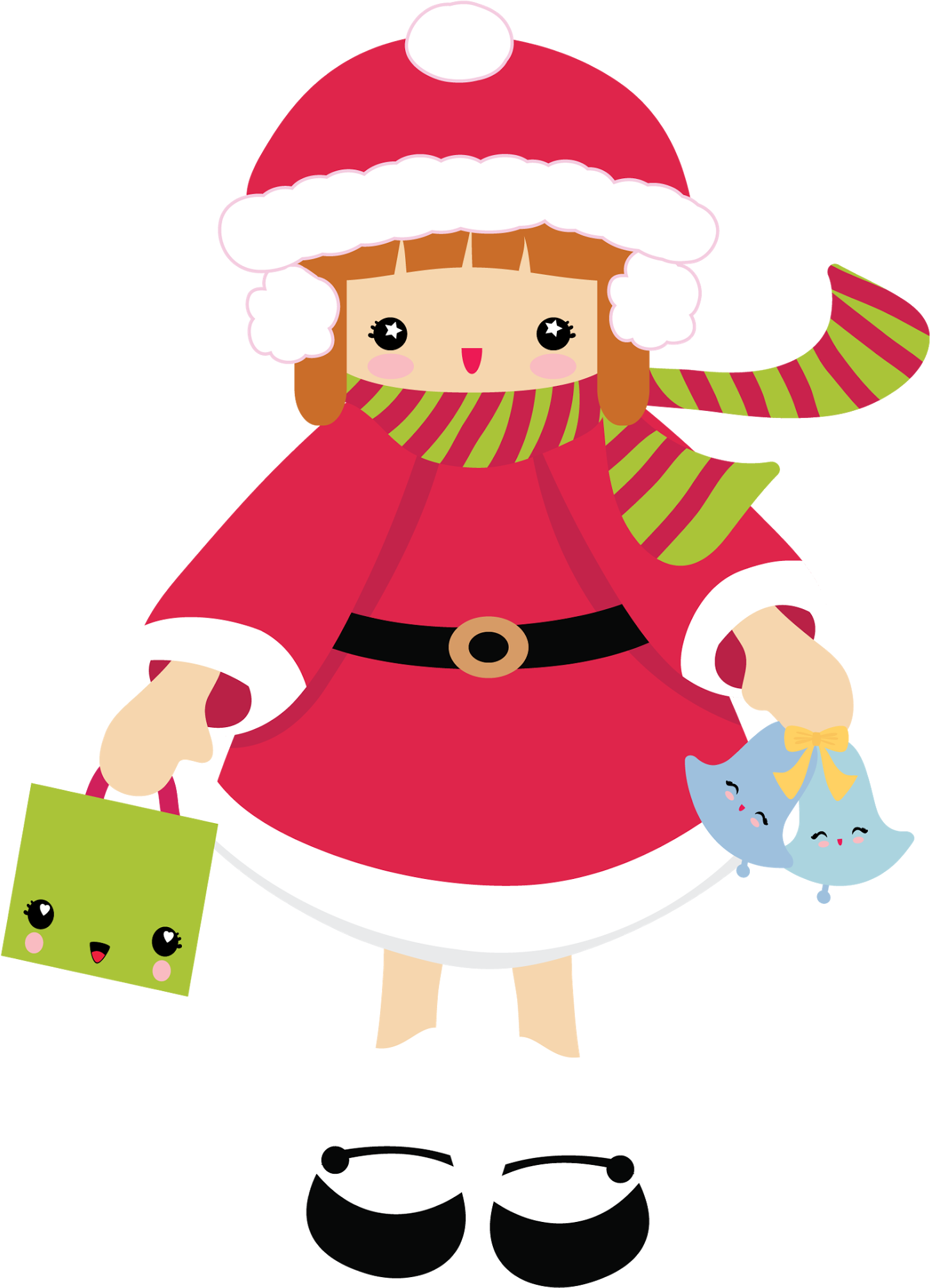 Natal Personagens - Kawaii Christmas (1478x2048)