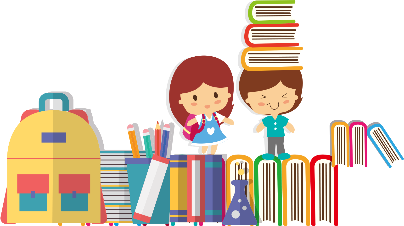 Student Learning Illustration - Student (1702x1000)