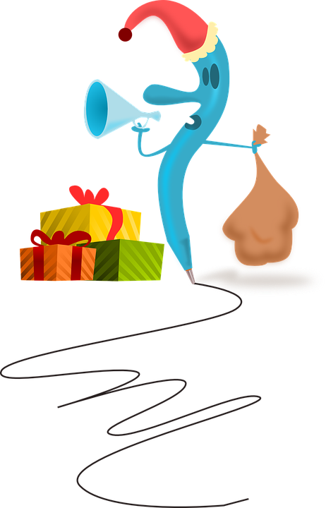 Santa Presents Cliparts 18, Buy Clip Art - Christmas Day (462x720)