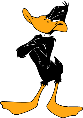 Daffy Duck Clipart - Cartoon Daffy Duck (363x500)
