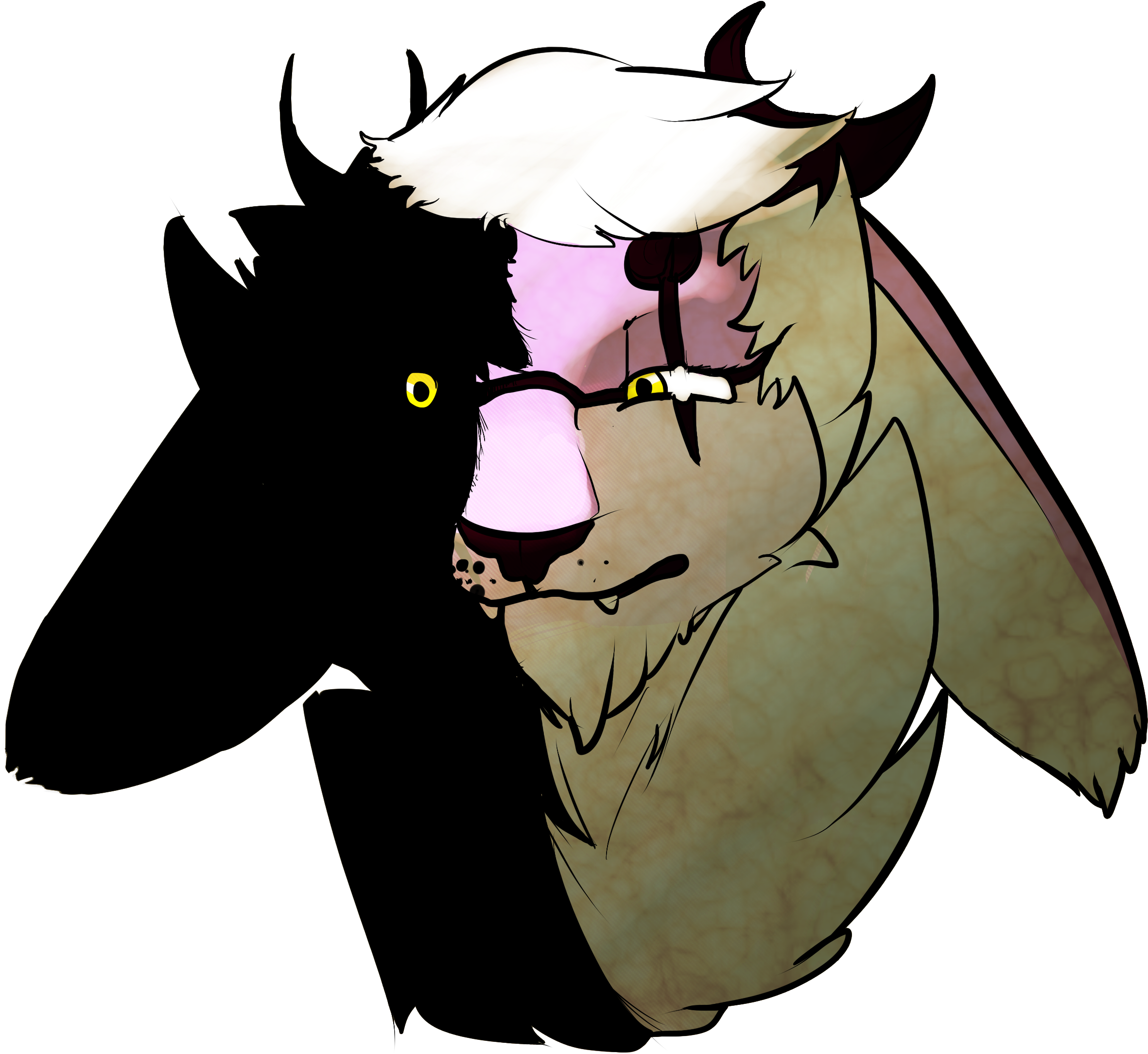 Evil As Plain As The Scar On His Face - Illustration (2500x2500)