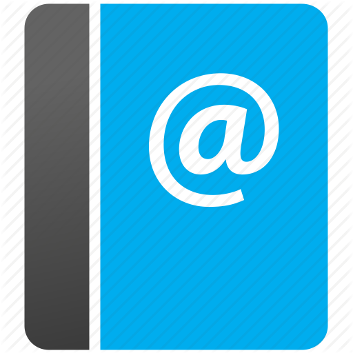 Email-address Book Icon - Email Address Book Icon (512x512)