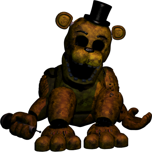 Un-withered Golden Freddy By Gboypalodia - Golden Freddy Fnaf 2 (505x505)