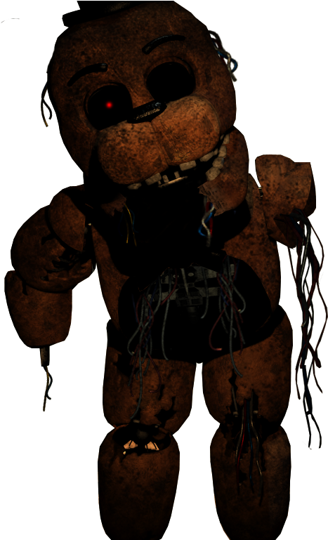 Withered Withered Freddy By Fazboggle - Old Freddy Fnaf 2 (646x768)