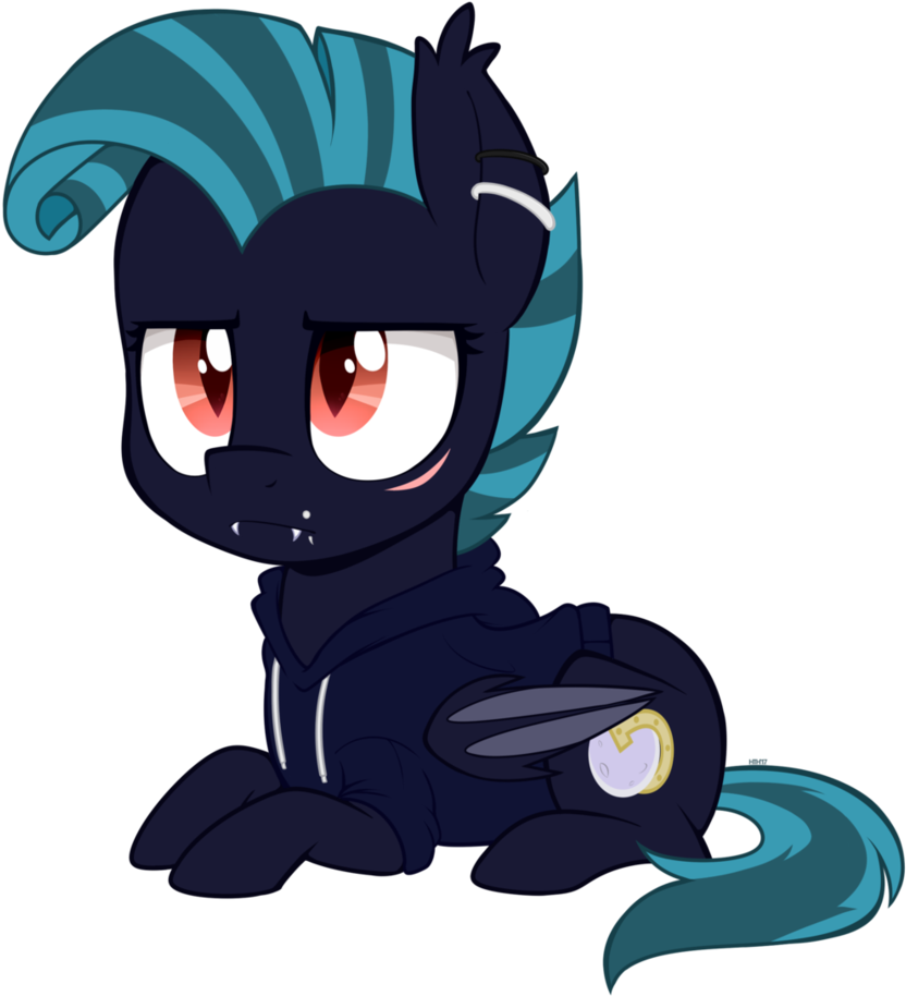 Higgly-chan, Bat Pony, Chibi, Clothes, Colored Pupils, - Cartoon (859x929)