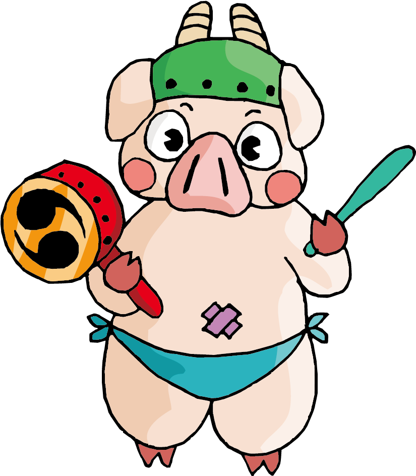 Pigsy Domestic Pig Cartoon - Cartoon (1001x1177)