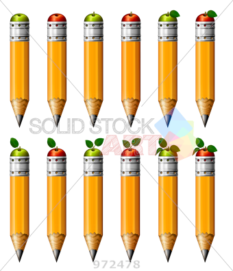 Yellow Crayon Pencil Clipart Free Stock Photo - 12 Pencils Clipart (340x394)