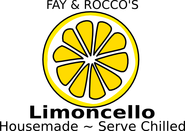 Limoncello Label Clip Art At Clker - Clip Art (600x427)