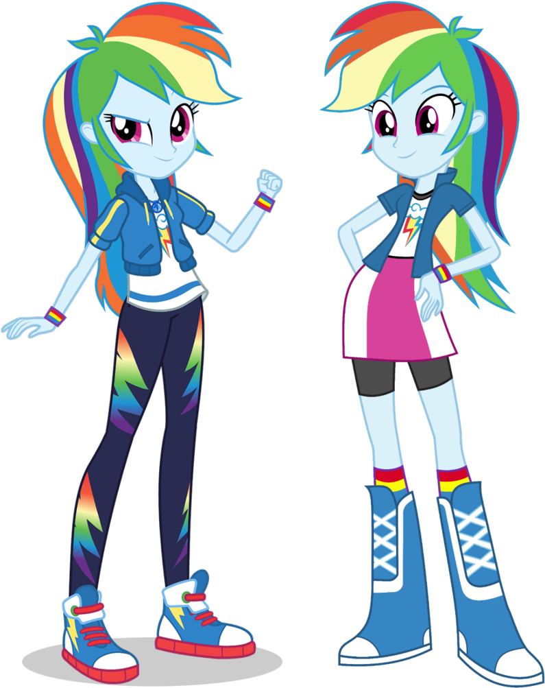Mewtwo-ex, Boots, Clothes, Comparison, Compression - My Little Pony Equestria Girls Rainbow Dash (1024x1024)