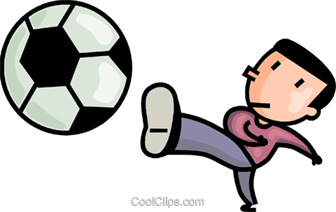 Soccer Player Royalty Free Vector Clip Art Illustration - Soccer Player Royalty Free Vector Clip Art Illustration (480x303)