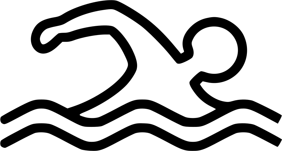 Swimming Swimmer Swim Human Play Games Sport Olympic - Icon (981x526)