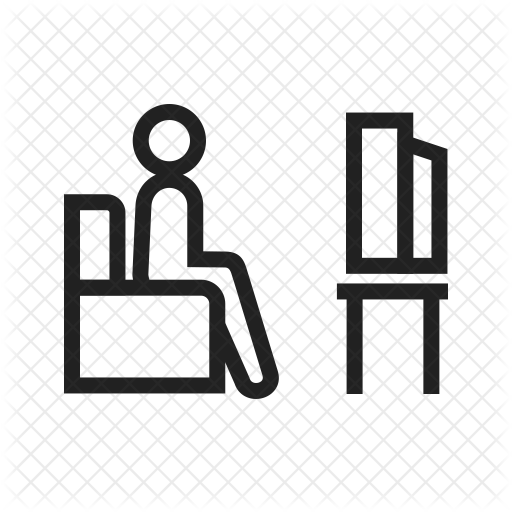 Watching Tv Icon - Tv Room Icon (512x512)