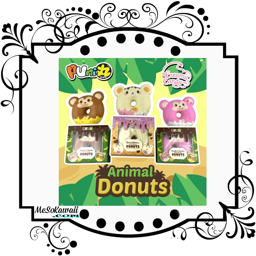 Puni Maru Animal Donut Jumbo Squishy - Squishy Puni Maru Animal Donut (1024x1024)