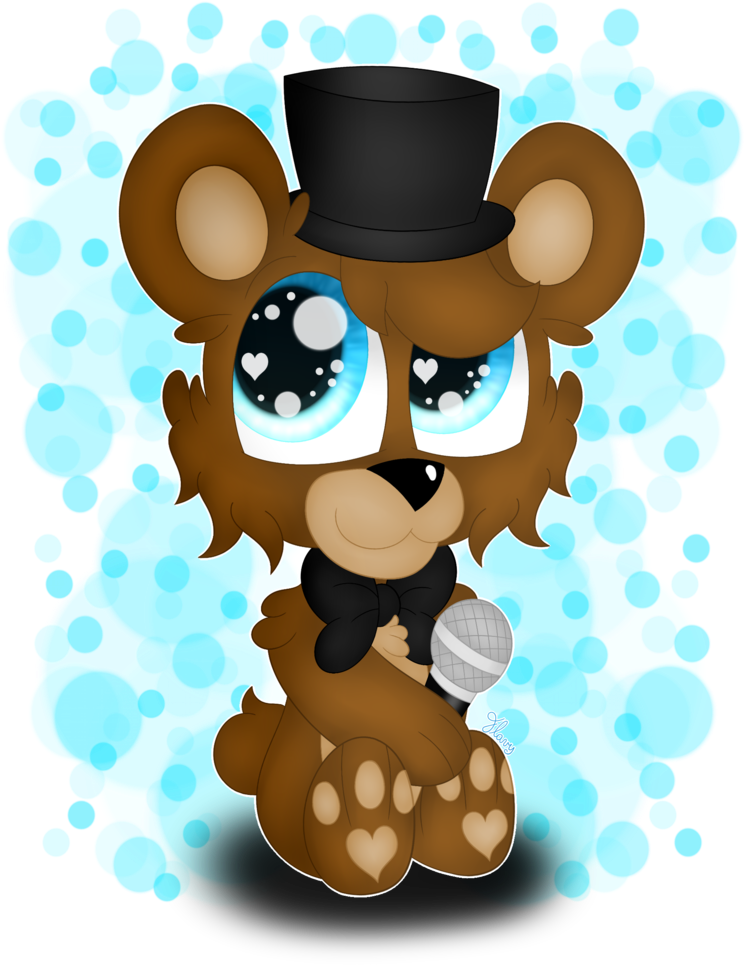 Kawaii Freddy Bear By Thetigressflavy - Digital Art (796x1004)