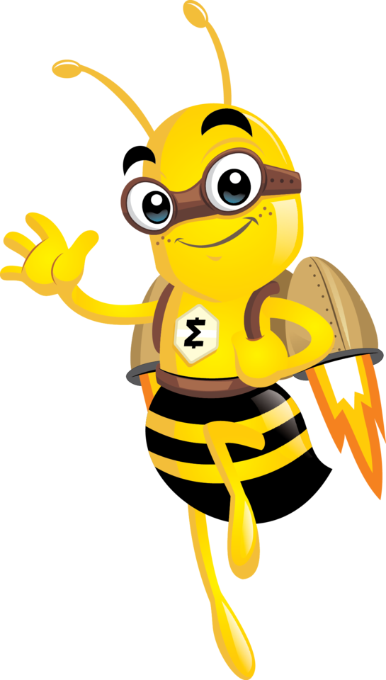 Bumblebee Clipart Smart Bee - Portable Network Graphics (545x960)