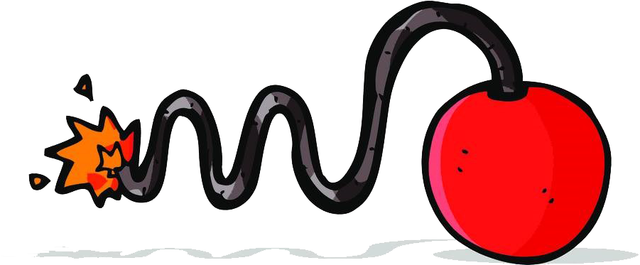 Bomb Cartoon Artillery Fuze Illustration - Land Mine (1000x1000)